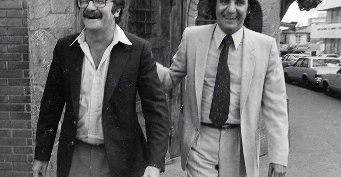 Teodoro Petkoff y Américo Martín. Fotografía: Vasco Szinetar