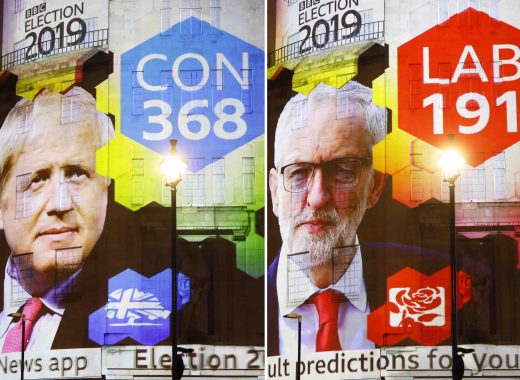 Boris Johnson se encamina a la reelección como primer ministro al imponerse al laborista Jeremy Corbin