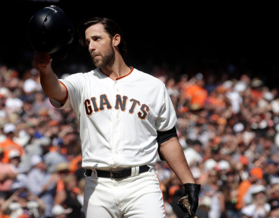 El lanzador Madison Bumgarner