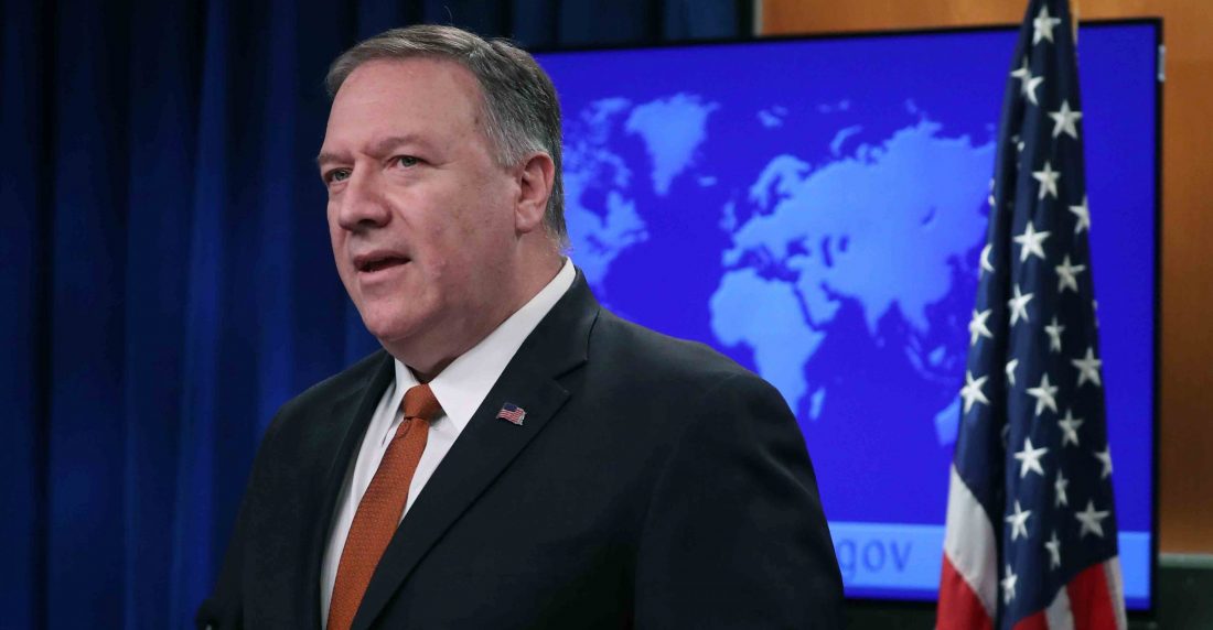 El secretario de Estado Mike Pompeo señaló que la fuerza militar podría representar riesgos para Venezuela
