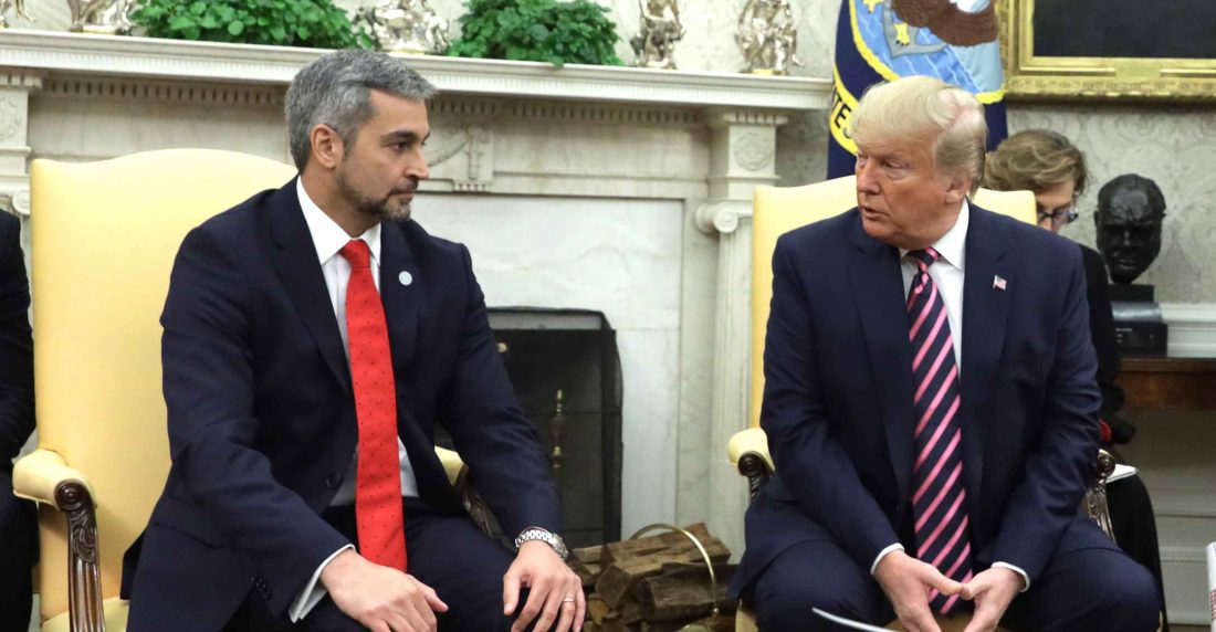 Trump Abdo Benítez en la Casa Blanca