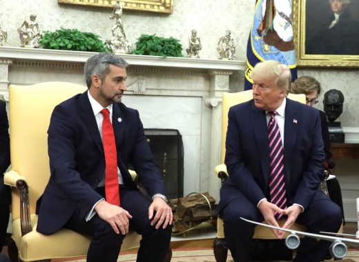 Trump Abdo Benítez en la Casa Blanca