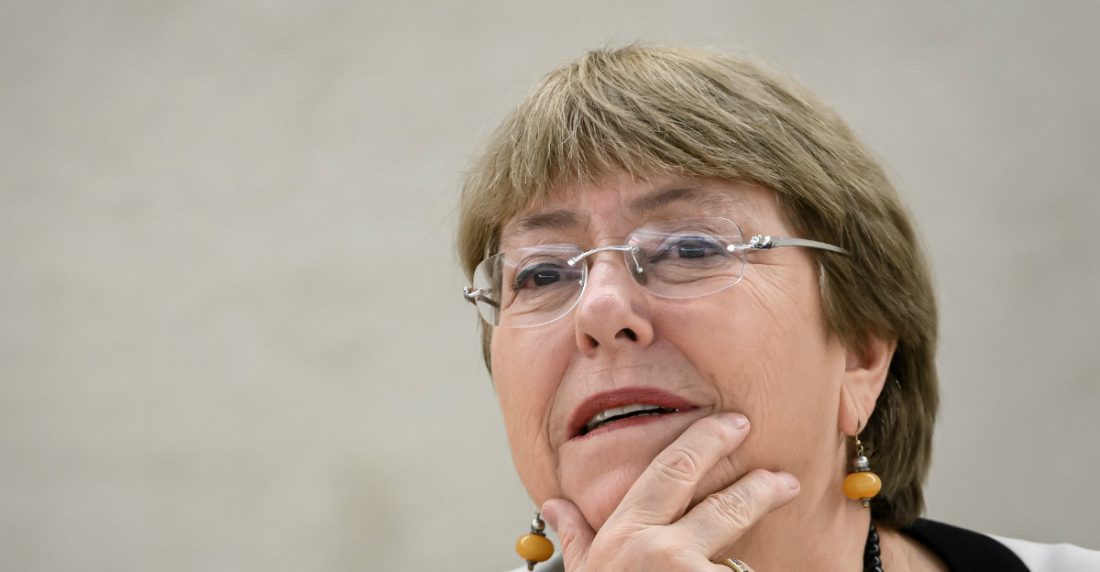 Michelle Bachelet. AFP