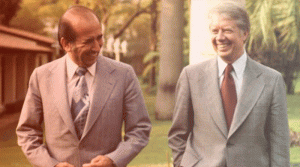 Carlos Andrés Pérez y Jimmy Carter. Foto: Actualy.es