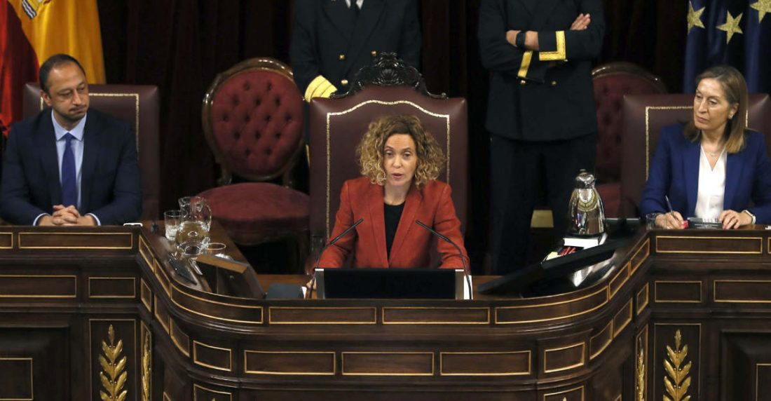 Meritxell Batet, presidenta del Congreso español. EFE