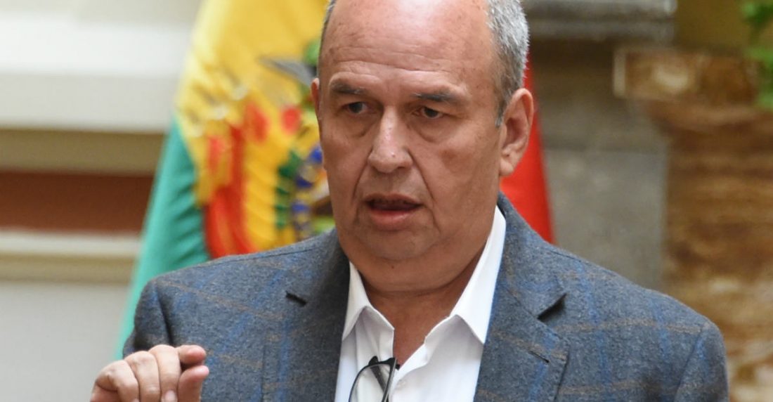 Arturo Murillo, ministro del Interior de gobierno boliviano. AFP