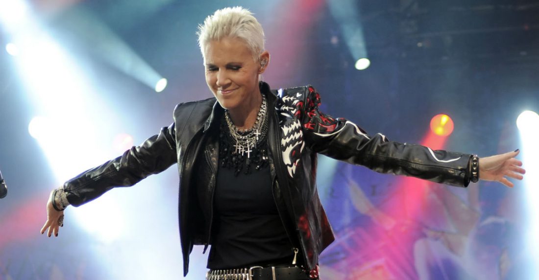 Marie Fredricksson, cantante del dúo sueco "Roxette". Foto: AFP