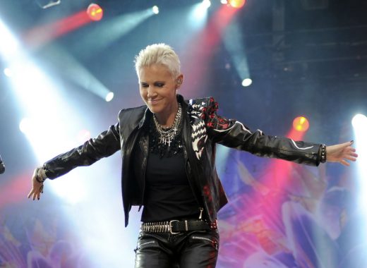 Marie Fredricksson, cantante del dúo sueco "Roxette". Foto: AFP