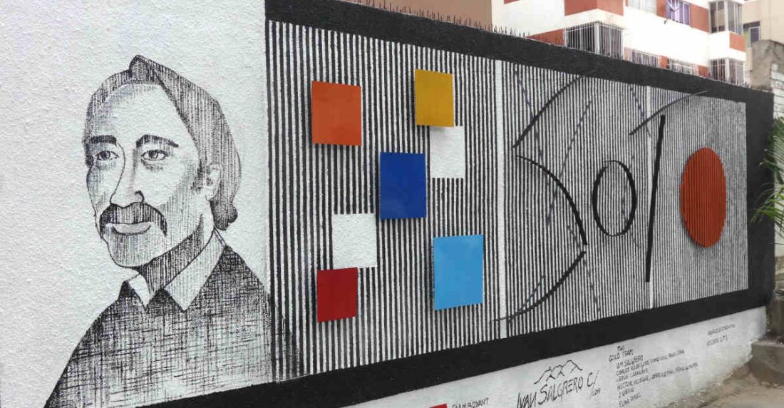Mural "Homenaje a Soto". Foto: Elina Pérez Urbaneja