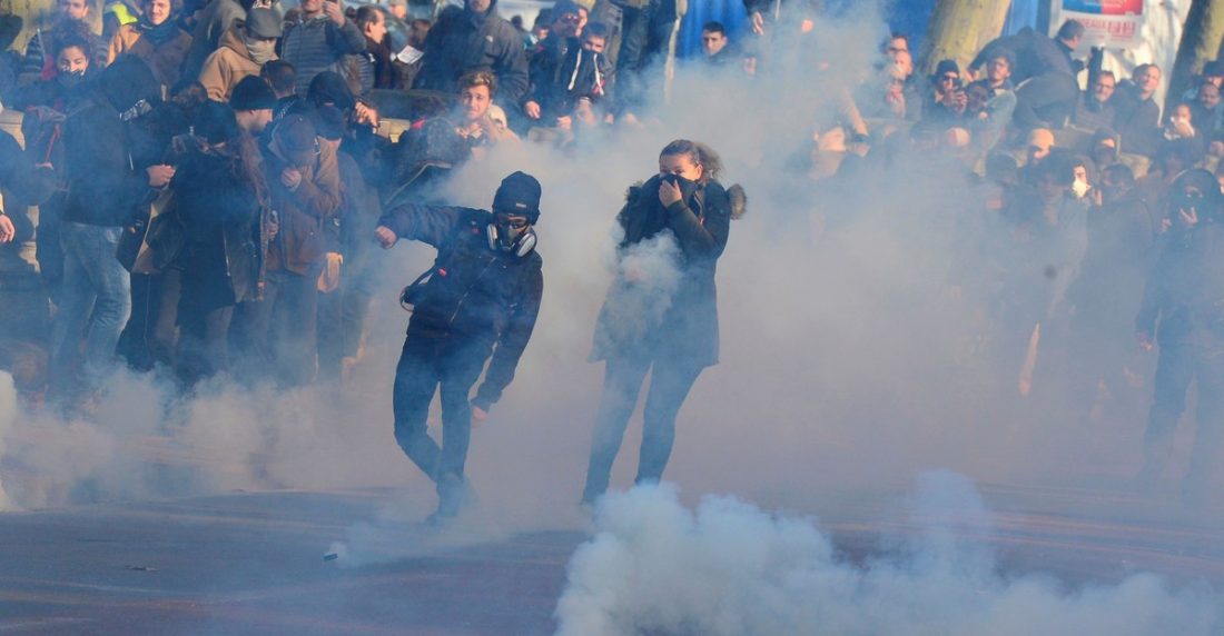 Protestas en París