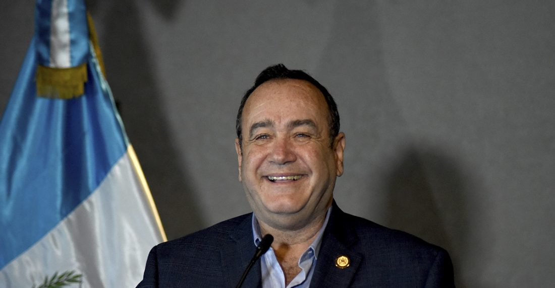 Giammattei asumió la presidencia este martes, tras la salida de Jimmy Morales