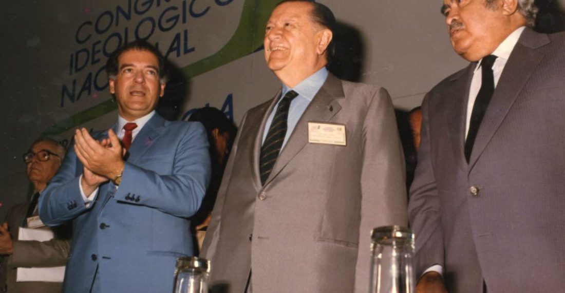 Rafael Caldera, Eduardo Fernández y Luis Herrera Campíns. Foto: Cortesía