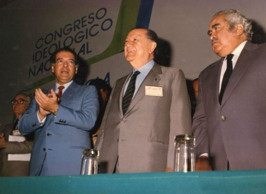 Rafael Caldera, Eduardo Fernández y Luis Herrera Campíns. Foto: Cortesía