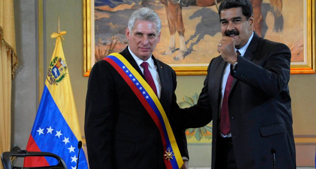 Miguel Díaz-Canel y Nicolás Maduro