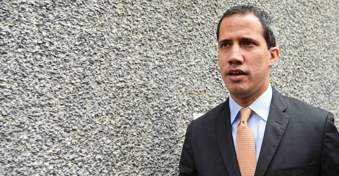 Juan Guaidó, presidente de la Asamblea Nacional y mandatario encargado reconocido por casi 60 países