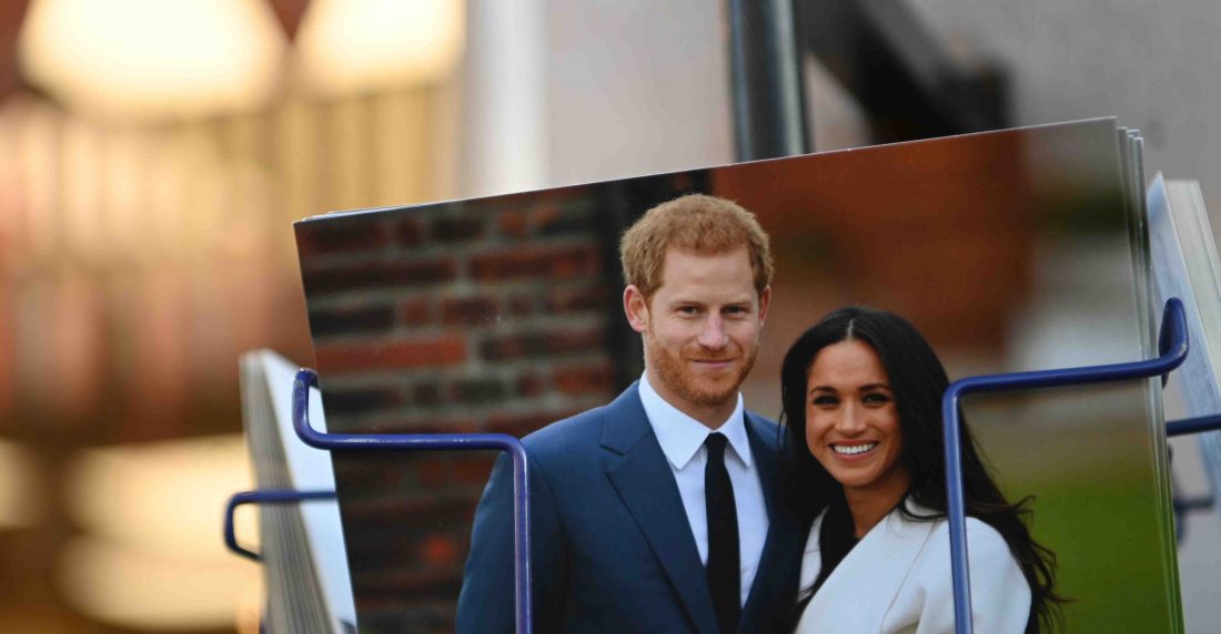 Una imagen de los duques de Sussex Harry y Meghan Markle
