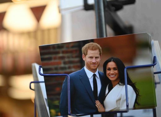 Una imagen de los duques de Sussex Harry y Meghan Markle