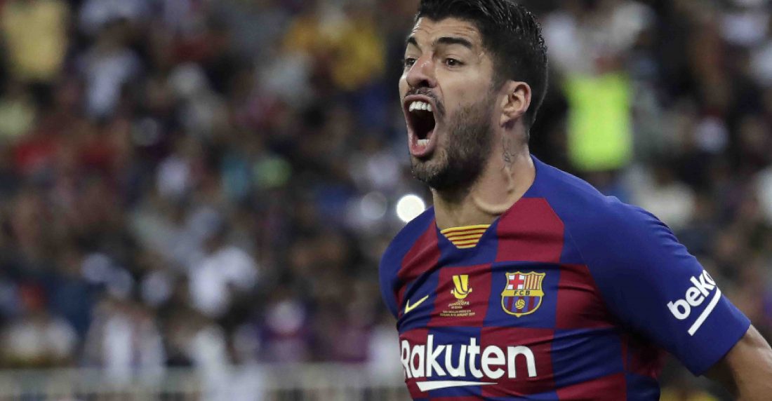 Luis Suárez delantero del Barcelona