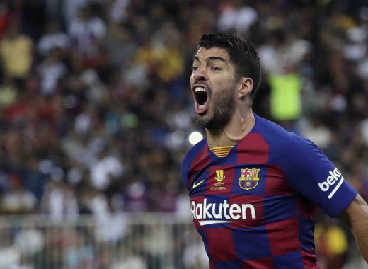 Luis Suárez delantero del Barcelona