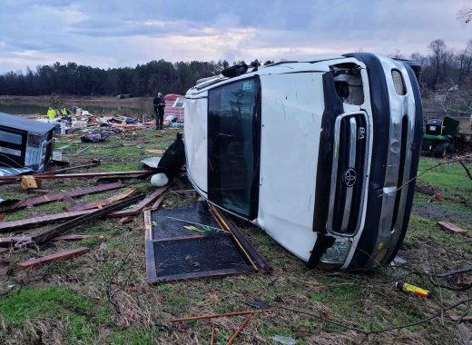 Fuertes tormentas azotaron el sureste de Estados Unidos