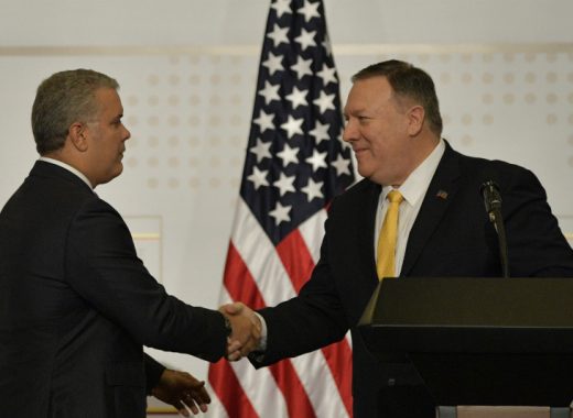 Ivan Duque y Mike Pompeo... Colombia y EEUU