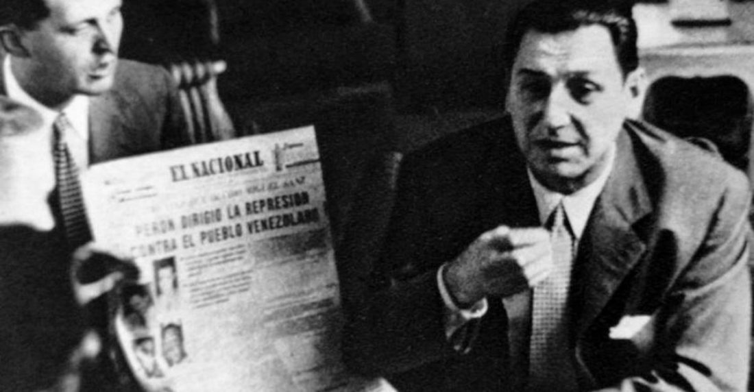 Perón en Venezuela. Foto: Instituto Gestar