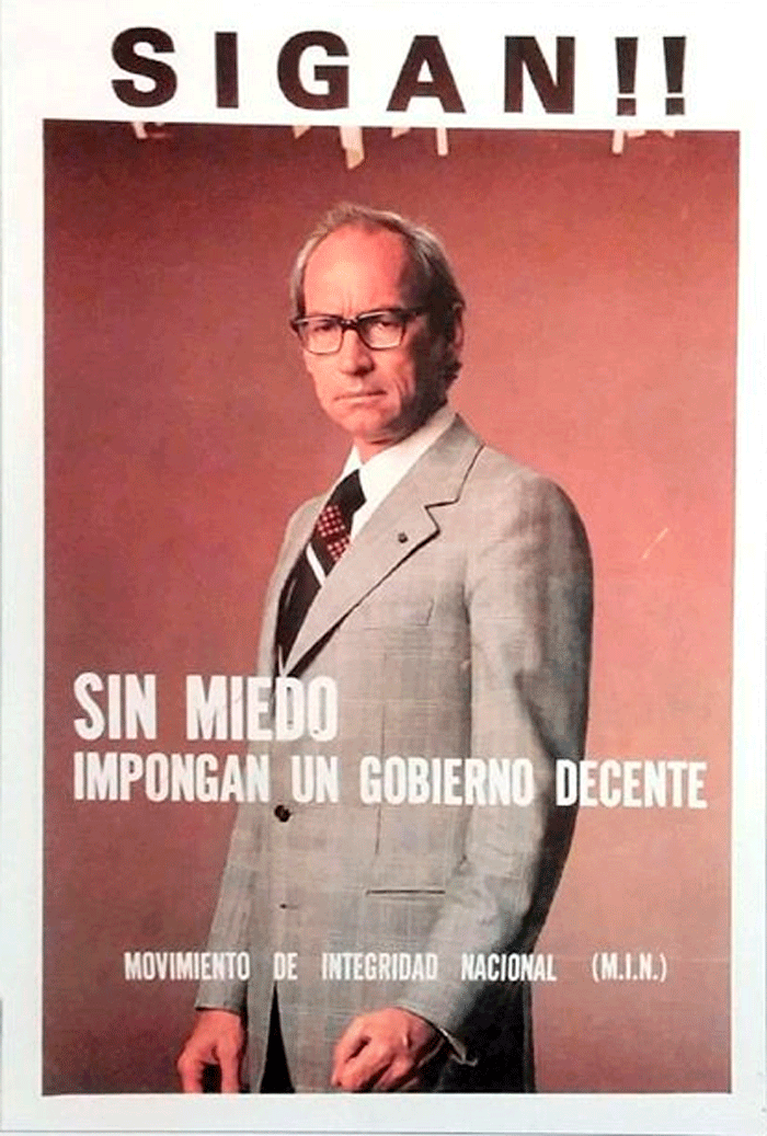 Renny Ottolina. Campaña electoral de 1978. Foto: Cortesía