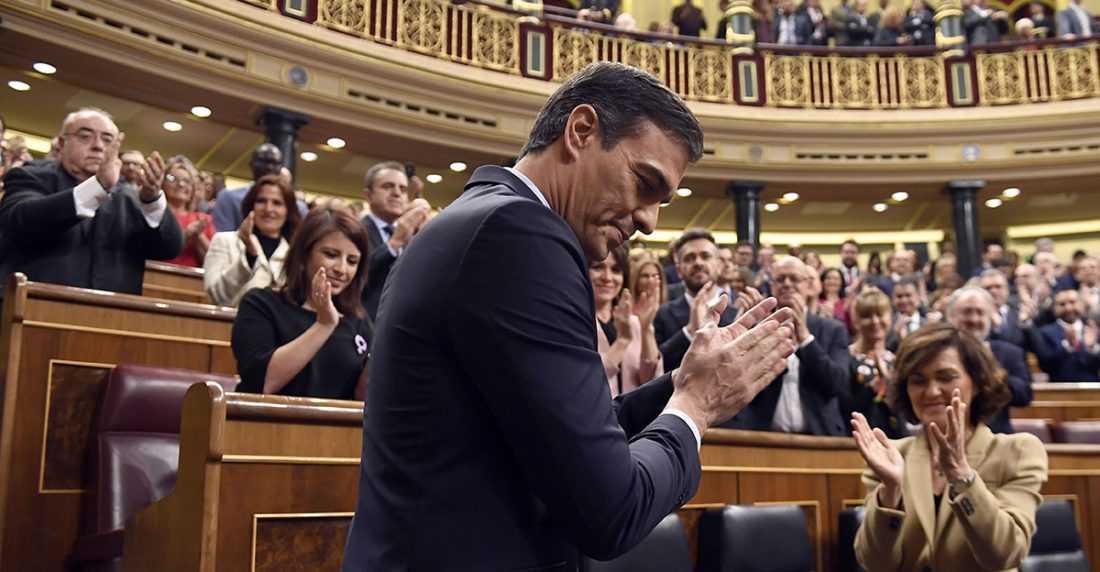 Pedro Sánchez, a un paso de la presidencia en España