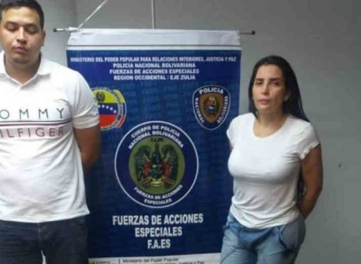 Detención de Aida Merlano en Maracaibo. Foto: FAES