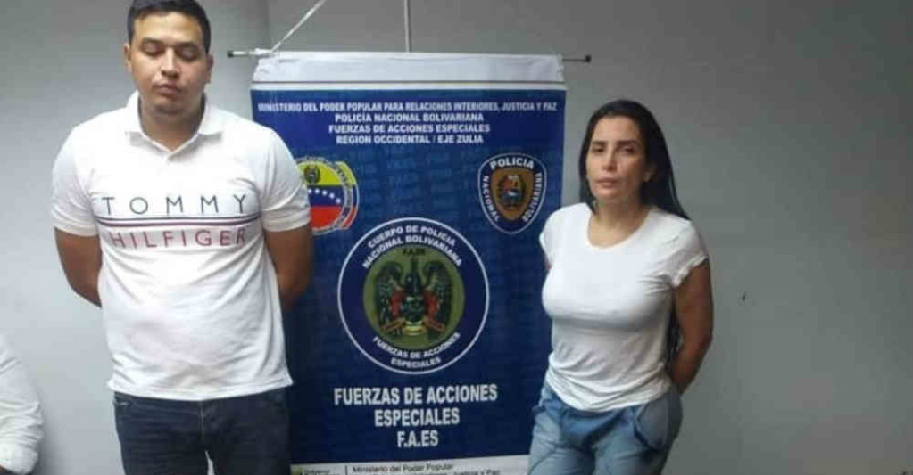 Detención de Aida Merlano en Maracaibo. Foto: FAES