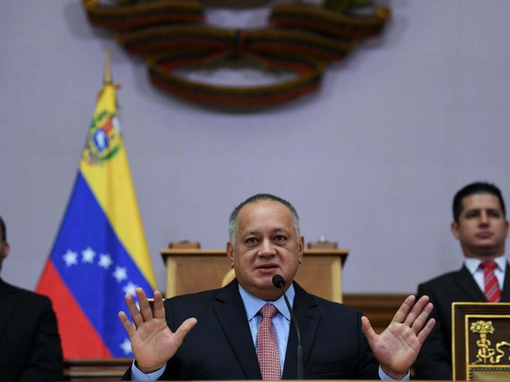 Diosdado Cabello. AFP invasión marítima