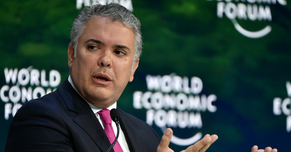 Iván Duque. AFP