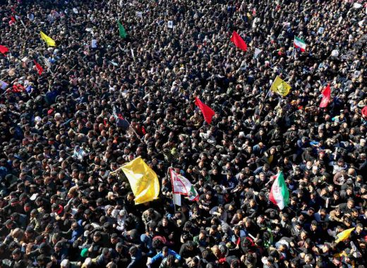 Funeral de Soleimaní en Irán. AFP