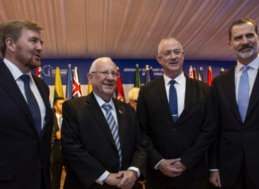 Conmemoración del Holocausto en Jerusalén. AFP