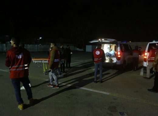 Bombardeo a escuela militar en Libia. AFP