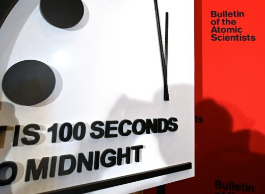 Reloj del Apocalipsis. AFP