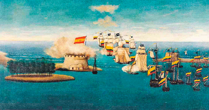 Batalla Naval del Lago de Maracaibo. Foto: Semana