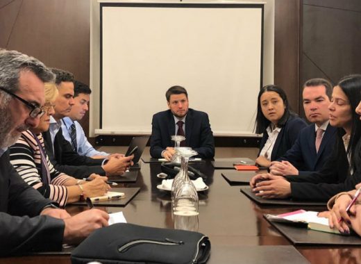 Venezolanos en CIDH Bogotá. Foto: Cortesía