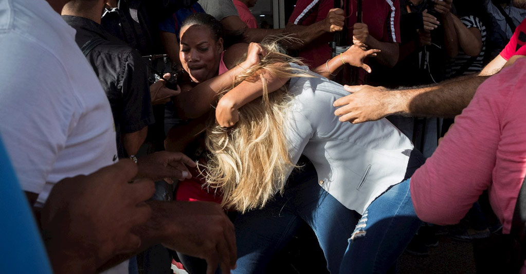 Violencia chavista regreso Guaidó
