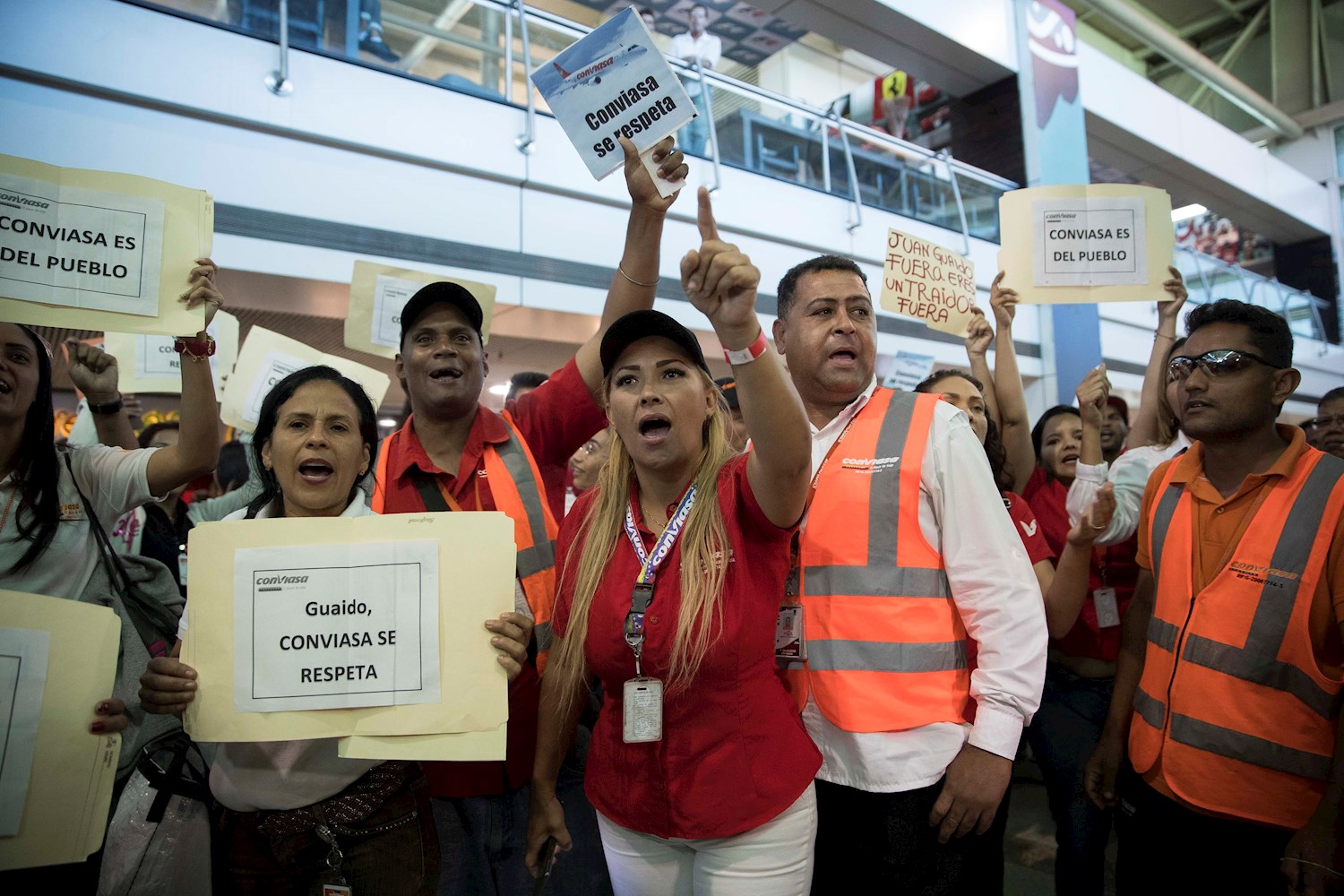 Violencia Guaidó Maiquetía
