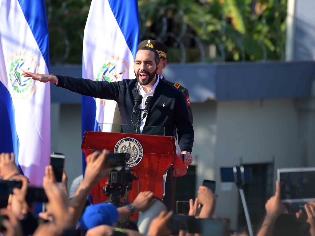 Nayib Bukele en el Congreso