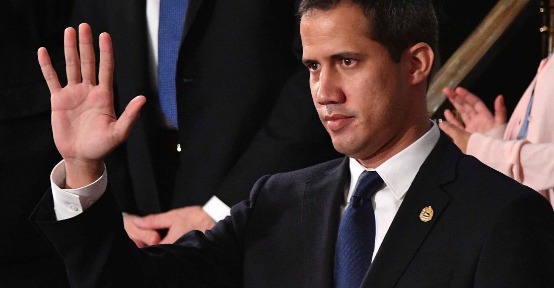 gobierno de estados Unidos Juan Guaidó en el Estado de la Unión