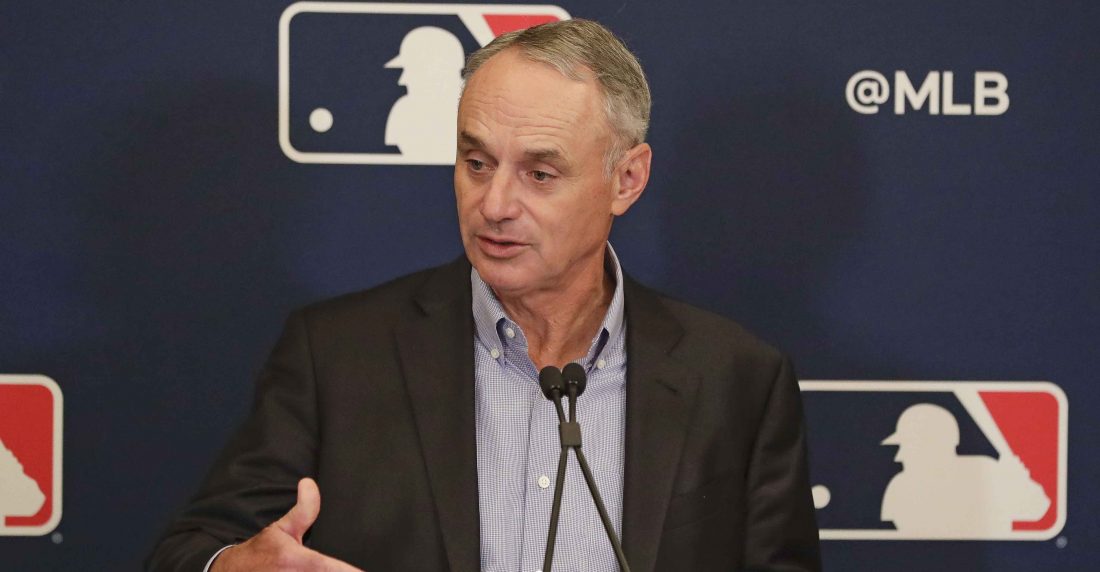 El comisionado de la MLB Rob Manfred