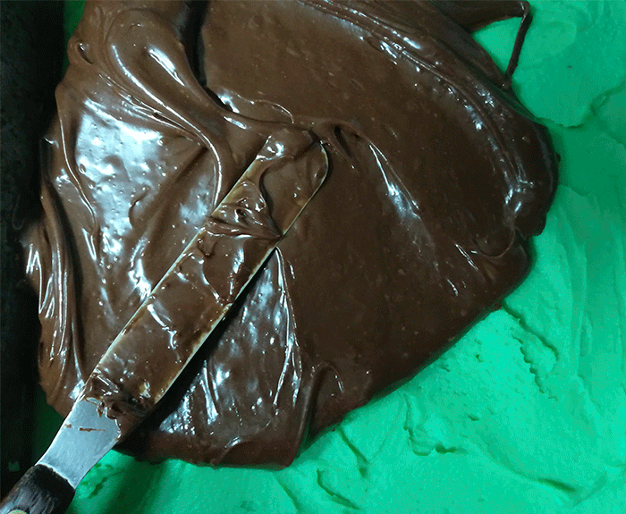 brownie de menta