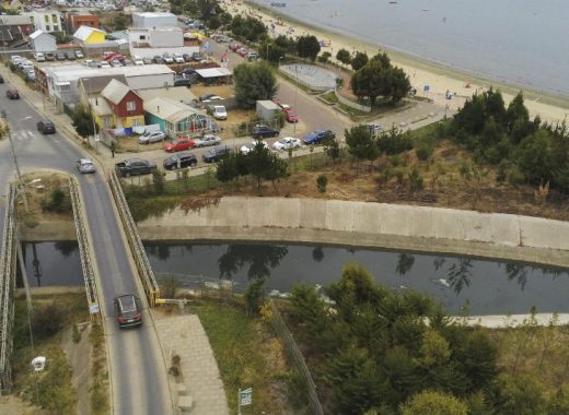 Chile reconstruye sus ciudades tras terremoto de 2010. Foto: AFP