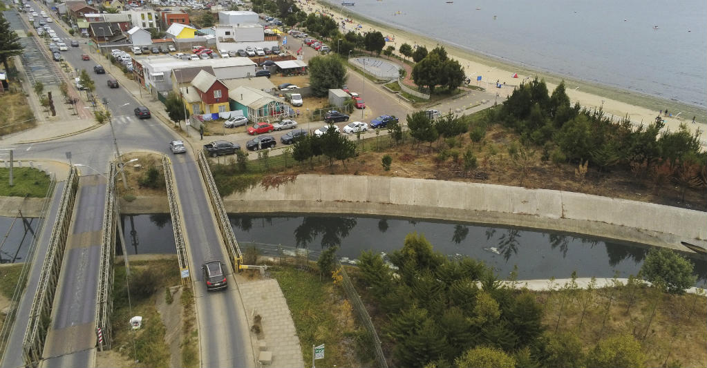 Chile reconstruye sus ciudades tras terremoto de 2010. Foto: AFP