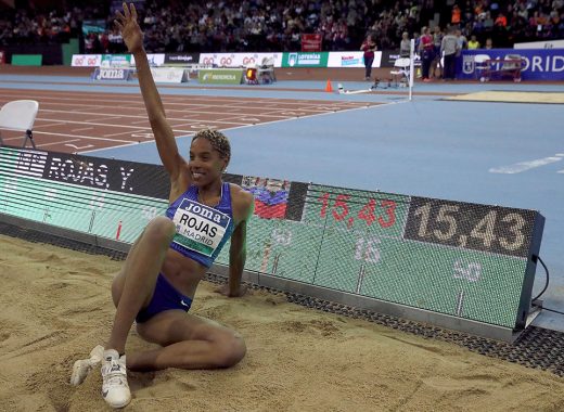 Yulimar Rojas estableció un nuevo récord para el Triple Salto bajo techo