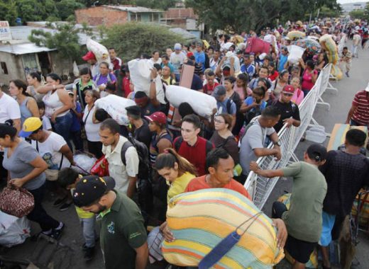Migración venezolana a Colombia. AFP