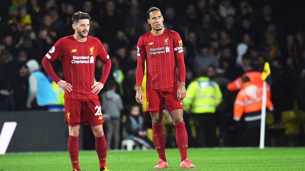 Liverpool pierde su imbatibilidad ante un Watford desatado