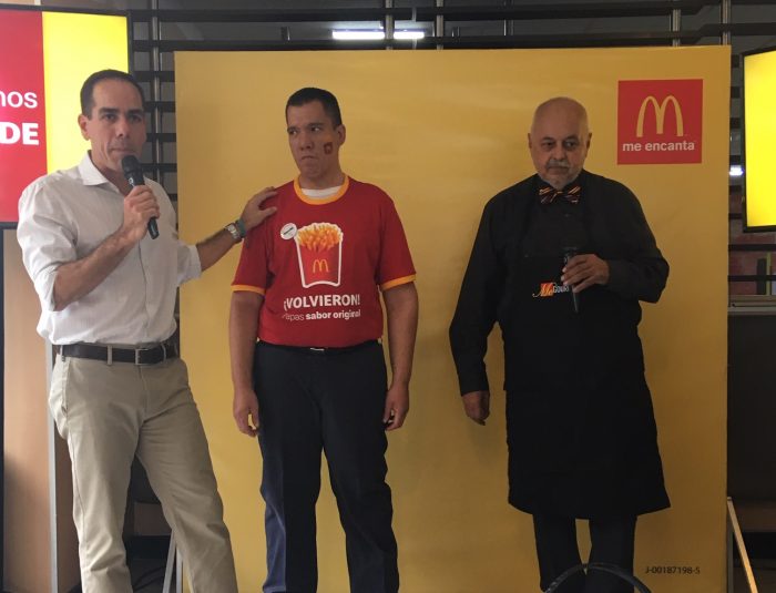 papas fritas Mc Donald's